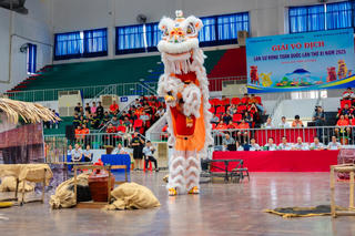 Lần đầu tiên đoàn Quân khu 3 tham gia giải vô địch các đội mạnh lân – sư – rồng toàn quốc