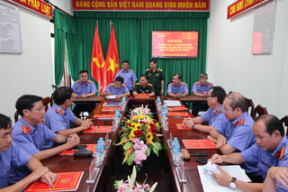 Tăng cường phối hợp giữa Viện KSQS khu vực 93 và 12 Viện KSND khu vực tỉnh Đồng Tháp