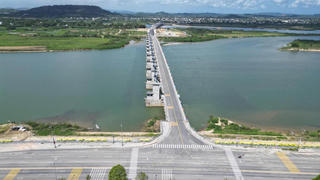 Quảng Ngãi chuẩn bị vận hành tích nước đập dâng sông Trà Khúc