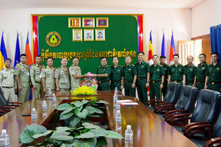 BĐBP Tây Ninh thăm, chúc Tết lực lượng bảo vệ biên giới tỉnh Tboung Khmum, Vương quốc Campuchia