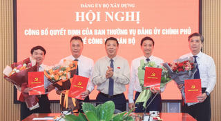 2 Cục trưởng và Chủ tịch 2 Tcty lớn tham gia BCH Đảng bộ Bộ Xây dựng