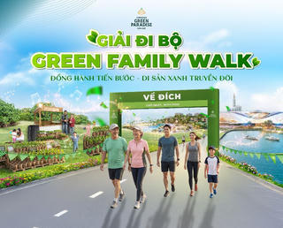Giải đi bộ Green Family Walk: Hành trình '3 trong 1' tại Vinhomes Green Paradise