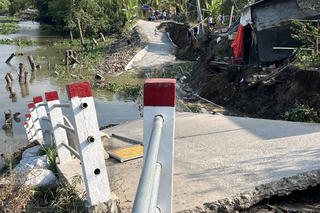 Đồng Tháp: Sạt lở nghiêm trọng trên tuyến Đông sông Phú An, nhiều hộ dân bị đe dọa