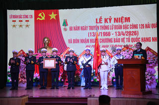 Lữ đoàn 126 Đặc công Hải quân kỷ niệm 60 năm Ngày truyền thống