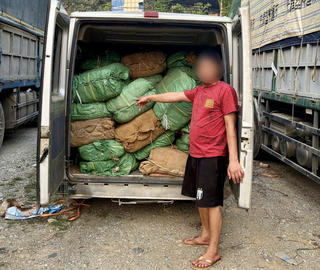 Công an Cao Bằng phát hiện, thu giữ 5 tấn nguyên nguyên liệu thuốc lá không rõ nguồn gốc
