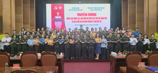 Nữ quân nhân củng cố bản lĩnh trong kỷ nguyên số