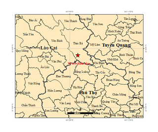 Lào Cai: Động đất 3 độ tại xã Thác Bà