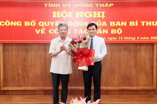 Chuẩn y ông Nguyễn Văn Mười giữ chức Phó Bí thư Tỉnh ủy Đồng Tháp