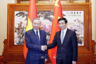 Tổng Bí thư, Chủ tịch nước Tô Lâm hội kiến Chủ tịch Chính hiệp toàn quốc Trung Quốc Vương Hộ Ninh