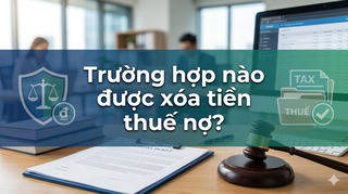 Trường hợp nào được xóa tiền thuế nợ?