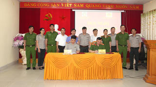 Lào Cai: Thi hành án dân sự và Công an tỉnh ký kết quy chế phối hợp