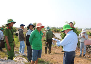 Cưỡng chế thu hồi hơn 8,3ha đất tại xã Bình Sơn, tỉnh An Giang