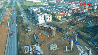 Dự án nút giao vành đai 3,5 - Đại lộ Thăng Long dần thành hình