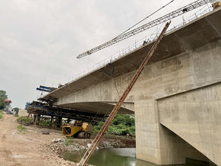 Thái Nguyên đẩy nhanh tiến độ công trình giao thông trọng điểm cầu Quang Vinh, cầu Gia Bảy