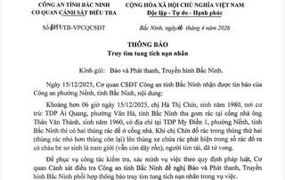 Truy tìm tung tích trẻ sơ sinh tử vong bị bỏ trong thùng rác