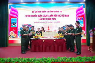 Lan tỏa văn hóa đọc trong lực lượng vũ trang Quảng Trị