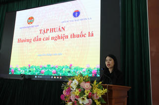 Tập huấn chuyên sâu về phòng, chống tác hại thuốc lá cho cán bộ hội nông dân ở Lạng Sơn