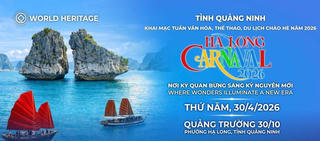 20 giờ ngày mai (23/4): mở cổng đăng ký trực tuyến vé mời miễn phí Carnaval Hạ Long 2026
