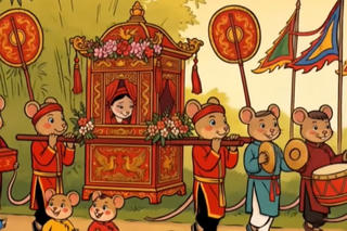 Ngộ nghĩnh 'Đám cưới chuột' bằng AI qua MV 'Tính chuyện trăm năm'