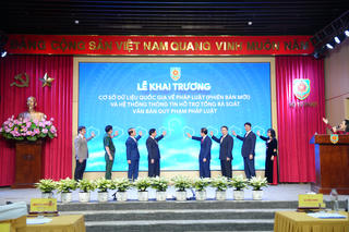 Khai trương Cơ sở dữ liệu quốc gia về pháp luật phiên bản mới