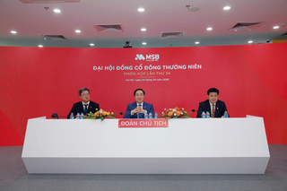 Đại hội đồng cổ đông MSB: Thông qua phương án tăng vốn lên 37.440 tỷ đồng – Tiếp đà tăng trưởng Bền vững 