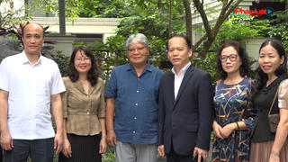 Bộ trưởng Bộ Tư pháp Hoàng Thanh Tùng thăm hỏi các đồng chí nguyên lãnh đạo Bộ qua các thời kỳ