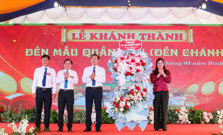 Khánh thành Đền Mẫu Quần Anh