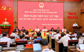 Phó Thủ tướng Nguyễn Văn Thắng tiếp xúc cử tri tại Điện Biên