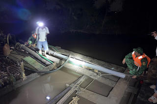 BĐBP Vĩnh Long liên tiếp phát hiện 2 vụ vận chuyển cát trái phép