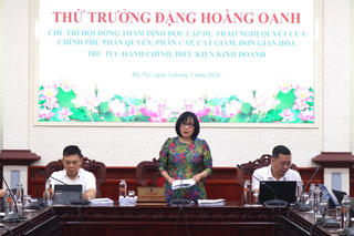 Thẩm định dự thảo Nghị quyết về phân cấp, cắt giảm thủ tục hành chính