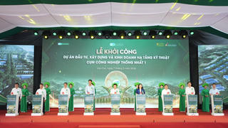 Khởi công CCN Thống Nhất 1, tạo động lực phát triển công nghiệp xanh tại Lào Cai