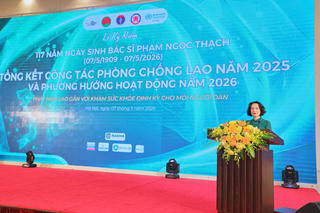 'Phát hiện lao gắn với khám sức khỏe định kỳ cho người dân'