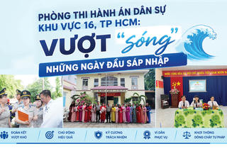 Phòng Thi hành án Dân sự Khu vực 16, TP HCM (Bài 1): Vượt 'sóng' những ngày đầu sáp nhập