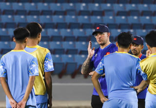 U17 Việt Nam tập luyện phòng ngự chắc trước đối thủ Hàn Quốc