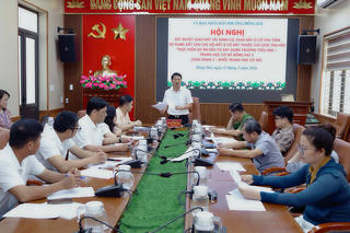 Xét giao đất tái định cư thực hiện dự án Trường Tiểu học – THCS Đông Hải 2