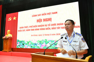 Cảnh sát biển Việt Nam khảo sát, nắm tình hình vùng biển đảo phía Tây Nam Tổ quốc