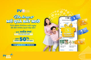 Cùng PVcomBank đón hè rực rỡ với hơn 13.000 quà tặng trên hệ sinh thái PVOne
