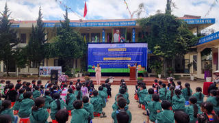 Khánh thành Khu bán trú học sinh tại trường PTDTBT Tiểu học Phăng Sô Lin