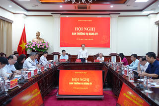 Ban Thường vụ Đảng ủy Bộ Tư pháp thống nhất kiện toàn lãnh đạo nhiều đơn vị