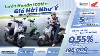 Honda Việt Nam ưu đãi cho khách hàng mua Honda ICON e: và triển khai chương trình trả góp lãi suất hấp dẫn