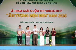 Trao giải cuộc thi 'Ấn tượng Điện Biên'