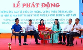 Hơn 1.000 học sinh, thanh niên Quảng Trị hưởng ứng Tuần lễ phòng, chống thiên tai
