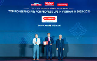 Dai-ichi Life Việt Nam được vinh danh “Doanh nghiệp Xuất sắc trong đổi mới Sản phẩm, Dịch vụ và Chuyển đổi số” tại Chương trình Rồng Vàng 2026