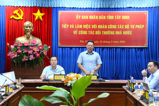 Tăng cường phòng ngừa, nâng cao hiệu quả công tác bồi thường nhà nước tại Tây Ninh