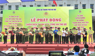 Tuổi trẻ Công an Thủ đô phát động Chiến dịch tình nguyện Hè 2026