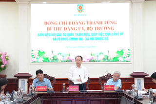 Nâng cao hiệu quả hoạt động của các cơ quan tham mưu, giúp việc Đảng ủy Bộ