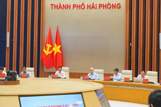Phó Chủ tịch Quốc hội Nguyễn Hồng Diên chủ trì làm việc với UBND thành phố Hải Phòng