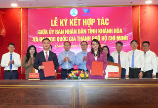 UBND tỉnh Khánh Hòa và Đại học Quốc gia TP HCM ký kết hợp tác