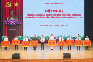 Hải Phòng biểu dương 93 tổ chức đảng, 202 đảng viên tiêu biểu giai đoạn 2021-2025