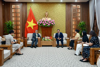 Thứ trưởng Nguyễn Thanh Ngọc tiếp Đại sứ Đặc mệnh toàn quyền Nhà nước Palestine tại Việt Nam